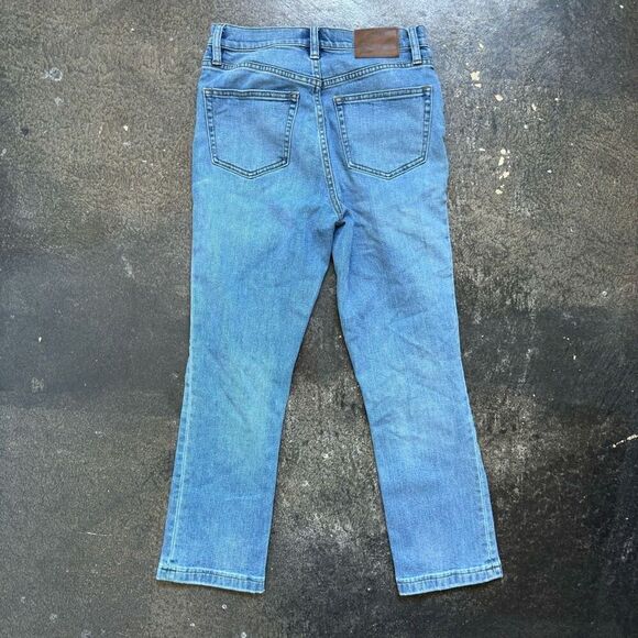 J. Crew Light Wash Women’s Stretch Jeans Size 26 Billie Demi Boot Crop Used - Picture 1 of 12